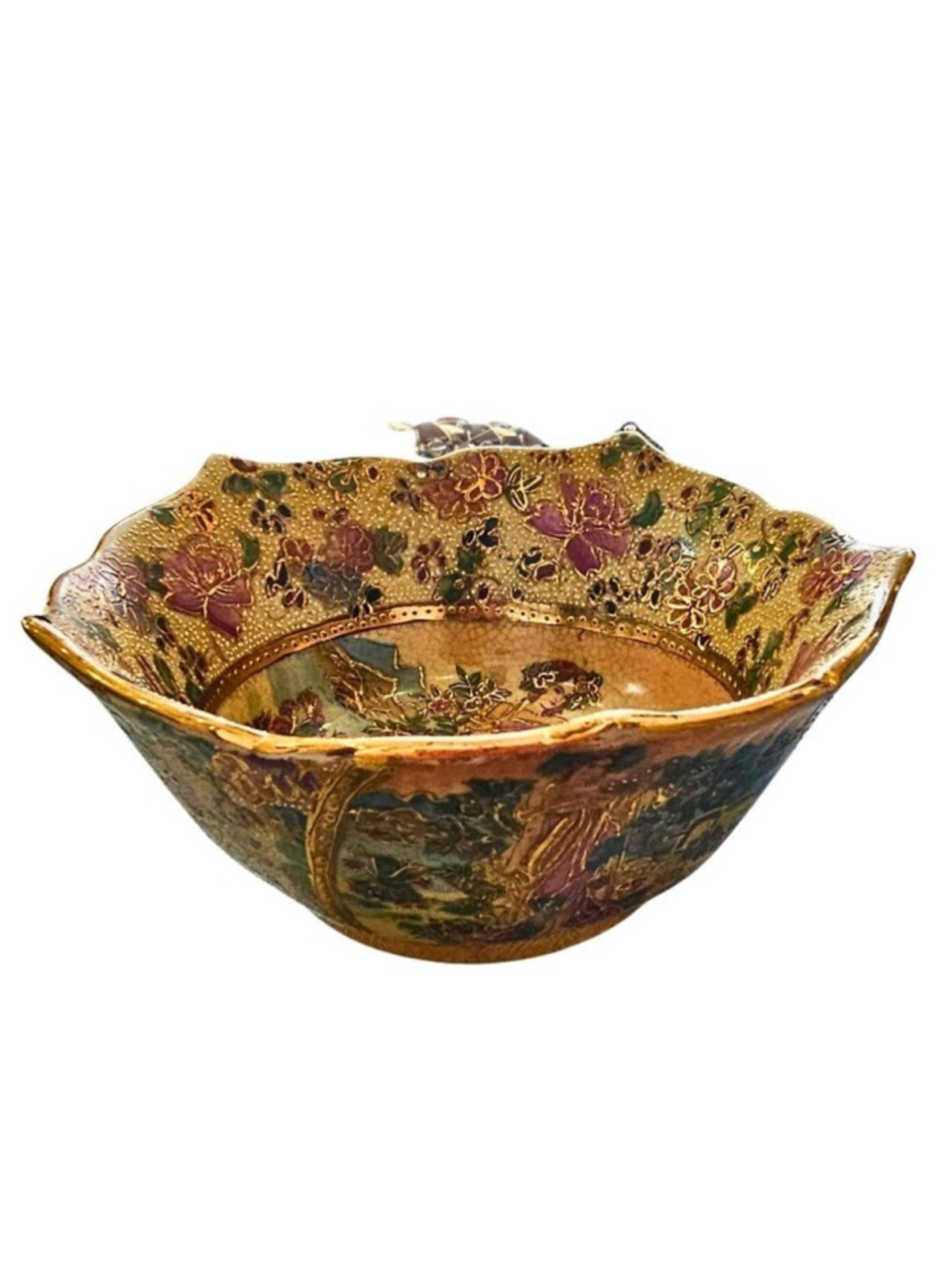 Satsuma Gilded Enamel Bowl